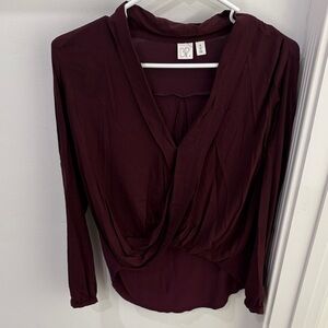 BP Deep Burgundy Women's Blouse